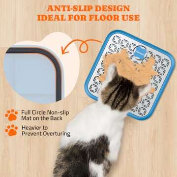 Stainless Steel Lick Mat for Dogs & Cats - Durable & Safe