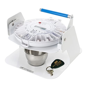 e-Pill Station – Locked Automatic Pill Dispenser with Tipper Base and 6 Alarm Settings