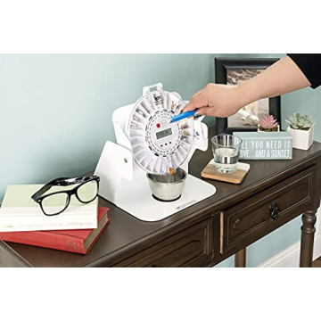 Automatic Pill Dispenser with Alarms & Locking Lid