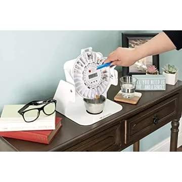 Automatic Pill Dispenser with Alarms & Locking Lid