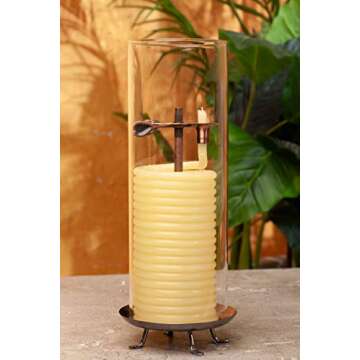 Candle by the Hour 80-Hour Eco-Friendly Beeswax Candle