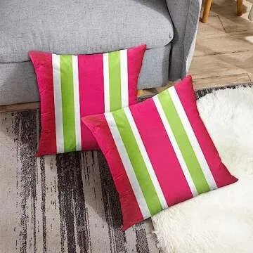 Emvency Throw Pillow Covers 18 X 18 Inch Square with Hidden Zipper Home Sofa Cushion Decorative Pillowcase