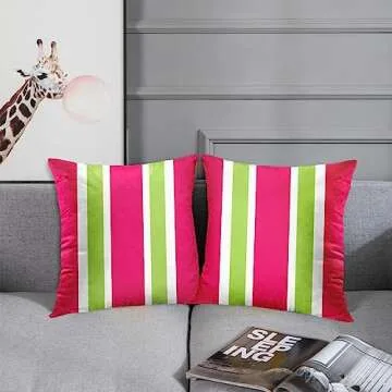 Emvency Throw Pillow Covers 18 X 18 Inch Square with Hidden Zipper Home Sofa Cushion Decorative Pillowcase