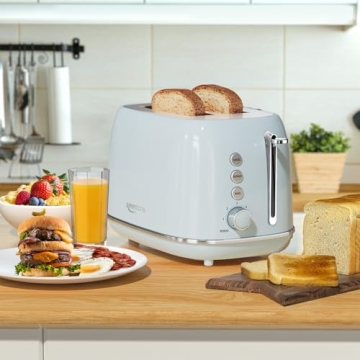 Keenstone Retro Stainless Steel Toaster with 6 Settings