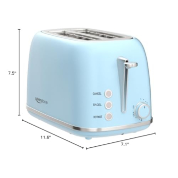 Keenstone Retro Stainless Steel Toaster with 6 Settings