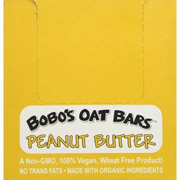 Bobo's All-Natural Peanut Butter Oat Bars – 12-Pack