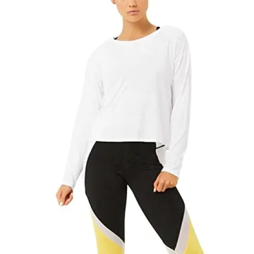 Comfortable Bestisun Long Sleeve Yoga Shirt for Women