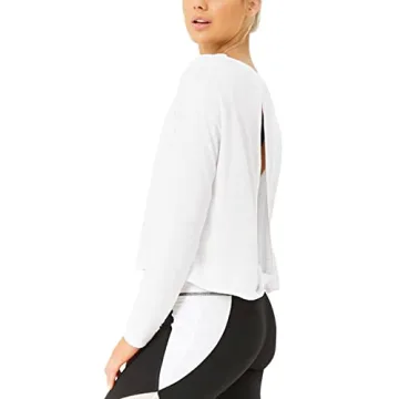 Comfortable Bestisun Long Sleeve Yoga Shirt for Women