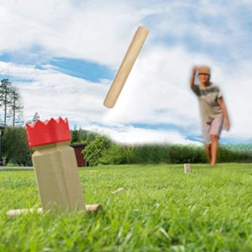 Juegoal Kubb Game Set Enjoy Outdoor Competition Together