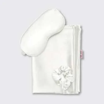 Kitsch Satin Sleep Set - Luxurious Pillowcase & Eye Mask