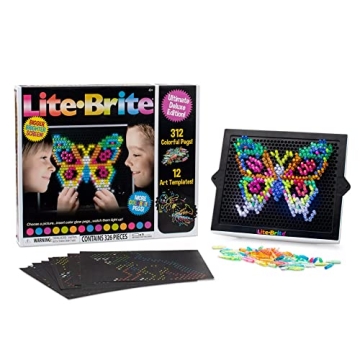Lite Brite Magic Screen Light Bright Bonus Set for Kids