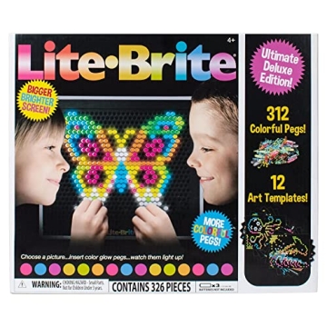 Lite Brite Magic Screen Light Bright Bonus Set for Kids