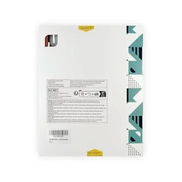 auaua iPad Pro 12.9 Case Leather with Pencil Holder 2022