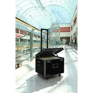 Vaultz Locking Mobile File Chest, Letter/Legal Files, 17.5" X 15.5" X 14.5", Black