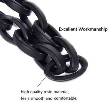 Xiazw Short Resin Purse Handle Strap – Stylish & Durable