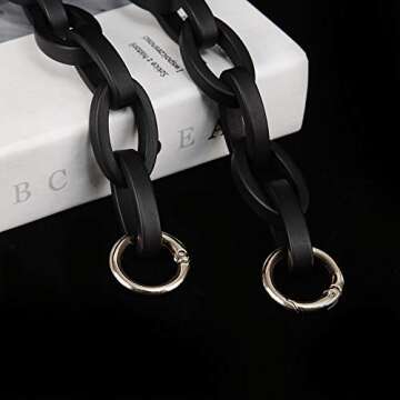 Xiazw Short Resin Purse Handle Strap – Stylish & Durable