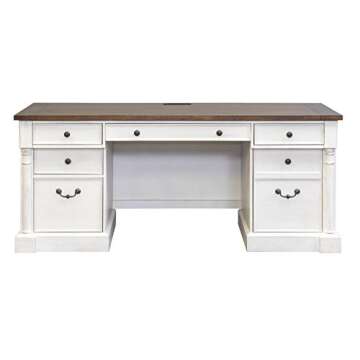 Martin Furniture Durham Desk Credenza - Elegant Office Furniture