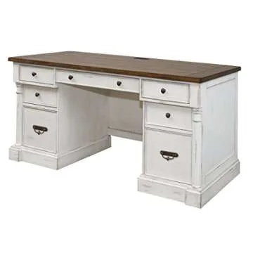 Martin Furniture Durham Desk Credenza - Elegant Office Furniture