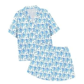 Soft Rabbit Print Pajama Sets for Women Comfortable Style