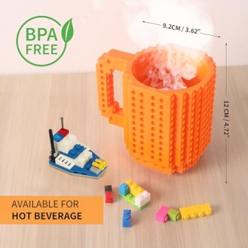 Lumsburry Build-on Brick Coffee Mug Creative Gift for All