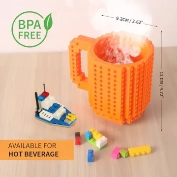 Lumsburry Build-on Brick Coffee Mug Creative Gift for All