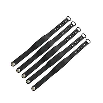 HECERE NFC Forum Type 2 ISO 14443A 213 168 Bytes Silicone Wristband/Bracelet (Pack of 5)