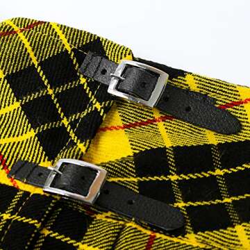 Tartanista Womens 16.5 in Plaid Tartan Mini Kilt Skirt Macleod of Lewis 10 US