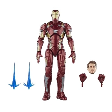 Marvel Hasbro Legends Series Iron Man Mark 46, Captain America: Civil War Collectible 6 Inch Action ...