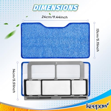 KEEPOW Reusable Shark Vac Mop Pads for Easy Cleaning