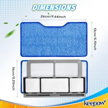 KEEPOW Reusable Shark Vac Mop Pads for Easy Cleaning