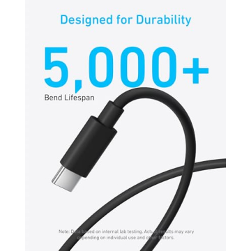 Anker 25W USB C Charger Block, Compact and Foldable, Supports PPS Fast Charging for Galaxy S24/Z Fold/Z Flip/Tab, iPhone, iPad (Black, 1pack with Cable)