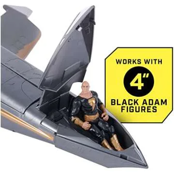 DC Comics Hawk Cruiser Patrol - 16" Adventure Set with Black Adam & Hawkman