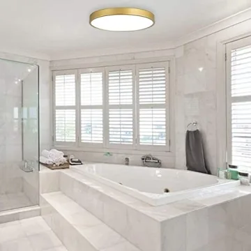 MonDaufie 12 Inch Gold Ceiling Light Fixture for Any Space