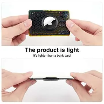 [Ultra Thin] for Airtag Wallet Holder 2 Pack, Airtag Holder, 0.1 inch Thickness, Airtag Wallet Case Slim Thin Card Case for Purse, Handbag, Backpack Wallet, Clutch (Black)