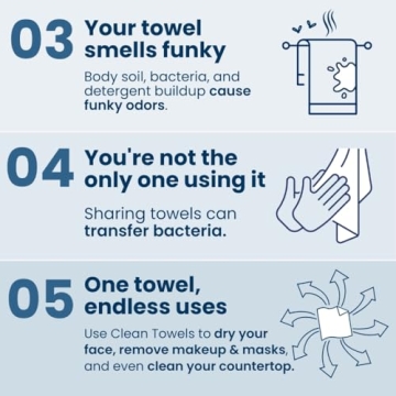 Luxe Bamboo Box XL Disposable Face Towels for Clean Skin