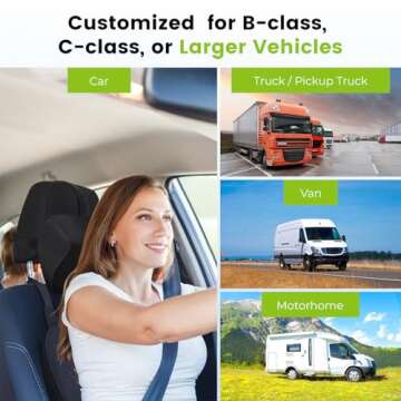 Dreamer Car Back Support Lumbar Support for Car & Car Neck Pillow kit for Driving Fatigue Relief,Mem...