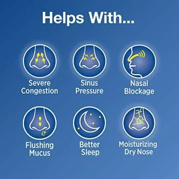 Arm & Hammer Simply Saline Extra Strength Nasal Mist 4.6oz, Saline Nasal Spray, Drug-Free, 3-Pack