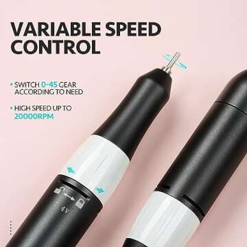 GAOY Cordless Nail Drill for Perfect Salon Nails