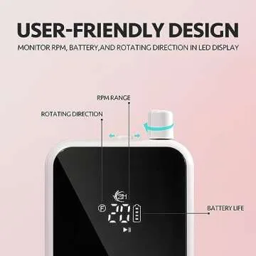 GAOY Cordless Nail Drill for Perfect Salon Nails