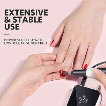 GAOY Cordless Nail Drill for Perfect Salon Nails
