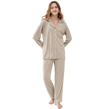 Joyaria Women's Bamboo Pajama Set for Comfort and Style