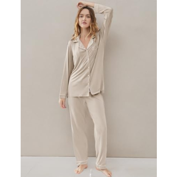 Joyaria Women's Bamboo Pajama Set for Comfort and Style