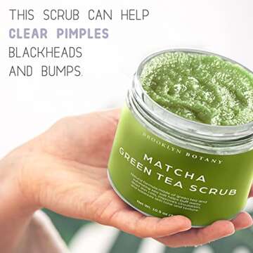 Moisturizing Matcha Green Tea Body Scrub for Glowing Skin