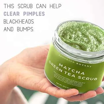 Moisturizing Matcha Green Tea Body Scrub for Glowing Skin