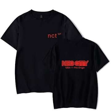 YJYP Kpop World Tour NEO City T-Shirt for Fans