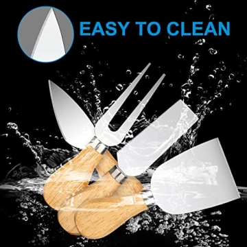 Bovulo 8-Piece Cheese Knife Set for Cheese Lovers