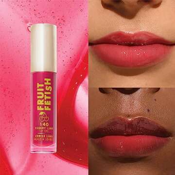 Milani Fruit Fetish Lip Oil with Vitamin E for Instant Hydration, Fruit Extract Infused Lip Treatment and Moisturizing Lip Gloss - Cherry Lime