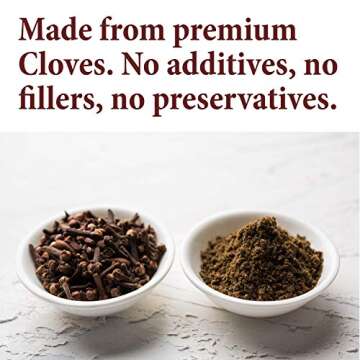 The Spice Way Cloves - Ground 4 oz Pure Clove Spice for Delicious Dishes