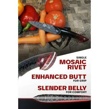 Dalstrong Paring Knife - 4" Scorpion Series - V12 Steel