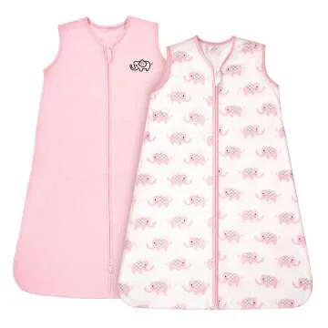 TILLYOU Cotton Sleep Sack 2-Pack for Toddlers